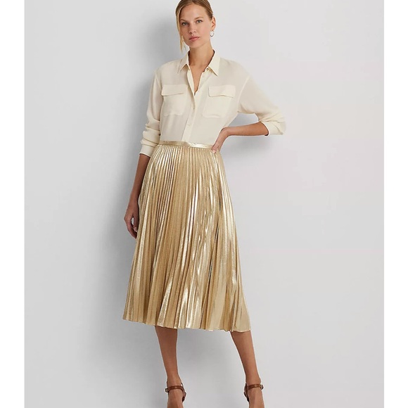 Lauren Ralph Lauren Silk Shirt - Picture 6 of 6